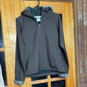 Columbia Women’s/Men's Dark Brown Raincoat, Size M